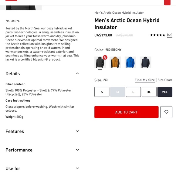 Helly Hansen Arctic Ocean hybrid insulator jacket - Picture 11 of 11